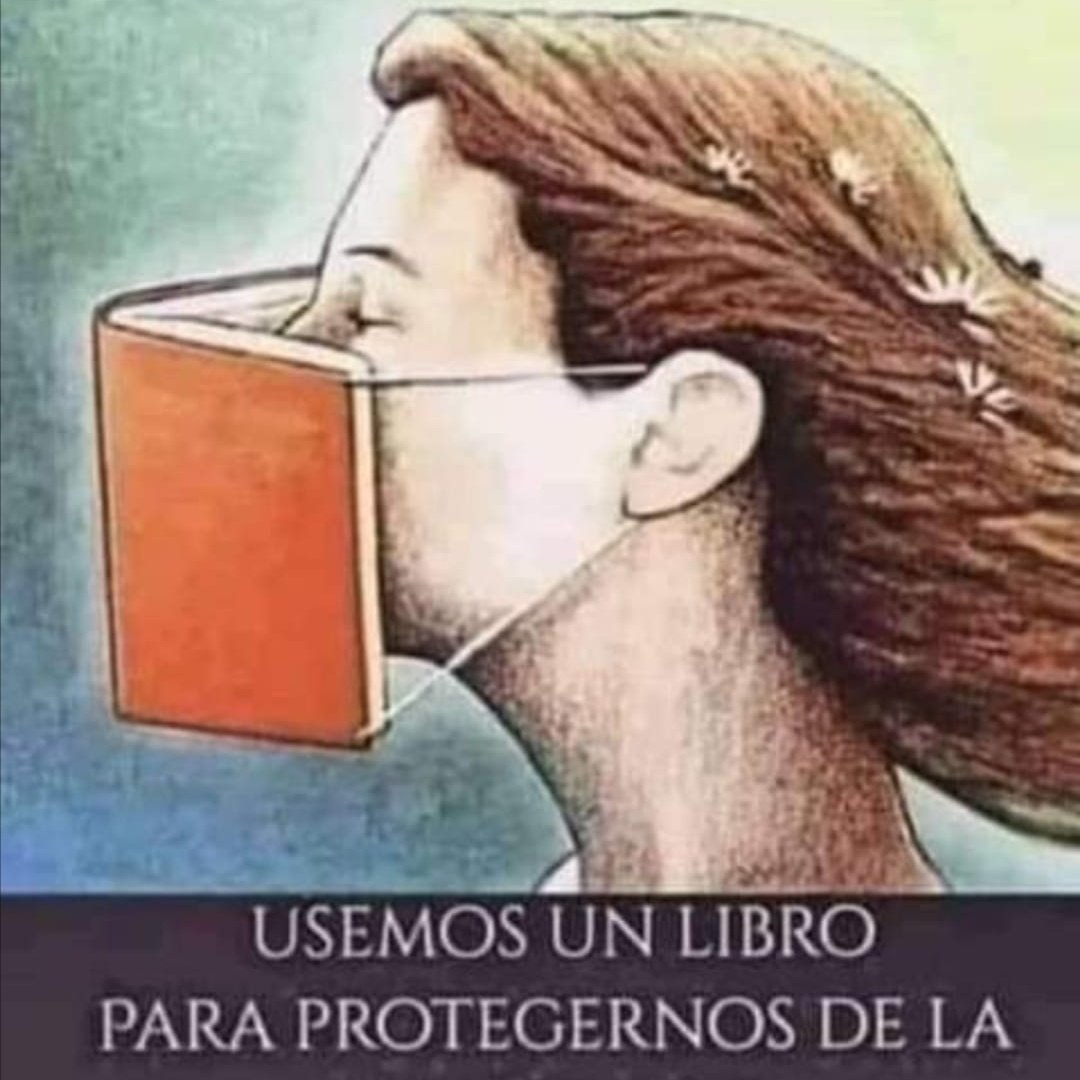 veeducacionve's tweet photo. Usemos un libro para protegernos de la #barbarie y de la #pandemia (imagen cortesia) 👇🏿 https://t.co/KrS5pbQ3u4