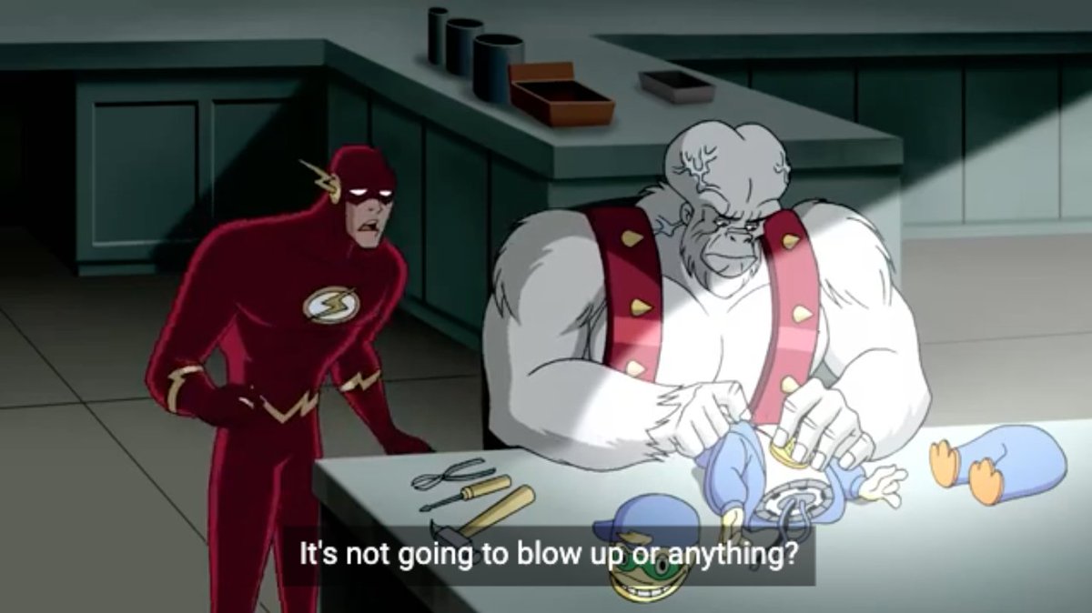 UltraHumanite: FLASH. PLEASE. IT'S CHRISTMAS. Flash: that doesn't answer my question