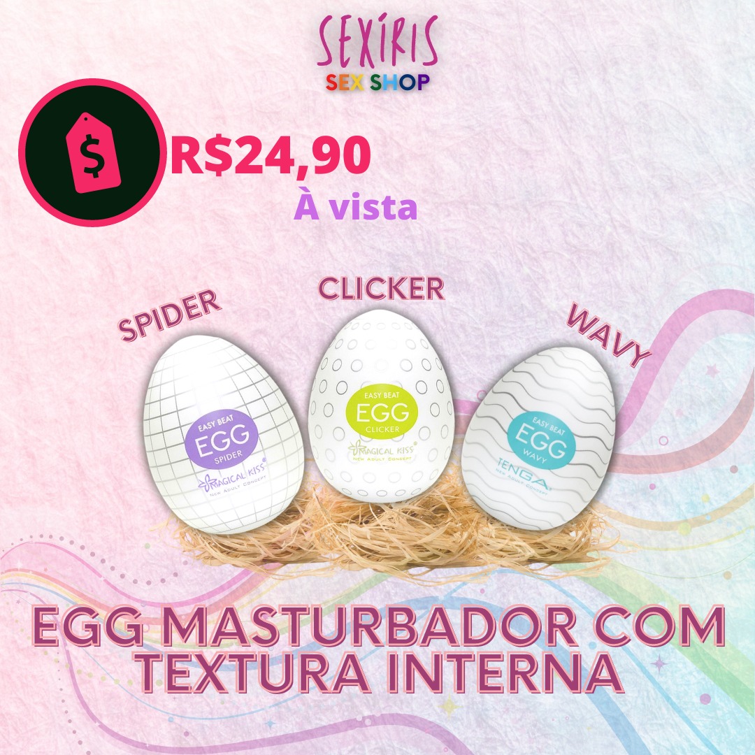 Sexiris1's tweet photo. Oi oi novamente, meus cheirosos. Mais uma novidade para vocês hoje, o ovinho masturbador texturizado! Ele pode ser utilizado no pênis ou na vagina de acordo com o lado que colocar a textura. Com a utilização desse item suas gozadas serão ainda mais intensas! Insta @sexirissexshop https://t.co/DaFFgITuSN