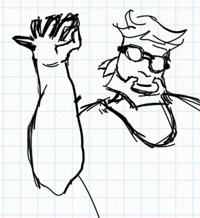 Dink_Dunk_'s tweet photo. D&amp;D sketch of the evening: Lokir cooking up a Nutmeg Porridge. https://t.co/Ipq9V6xrt6