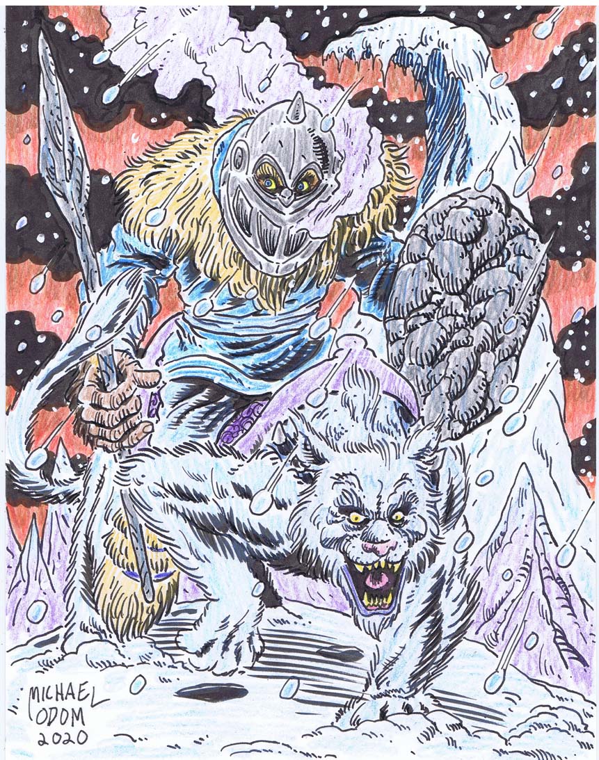 MichaelOdomArt's tweet photo. #snowman #snowmeow #Thundercats #thundercatsthursdays #80s #cartoons #toys #comicart #motudrawingchallenge #SnowStorm2020 #WhiteChristmas https://t.co/j7fgEQFKgM