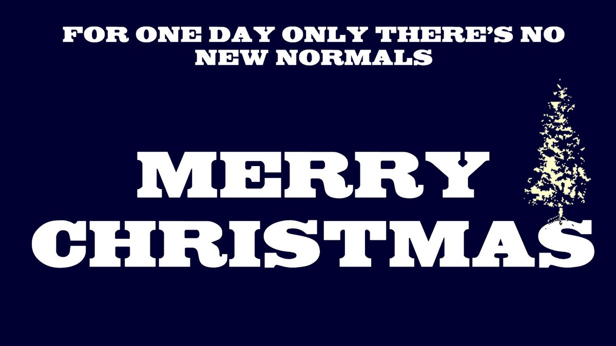 Simply_Belfast's tweet photo. Just one sleep to go to Christmas! Until Santa has been and gone. Until the Big Day is over I AM ACCEPTING NO NEW NORMALS! What about you? Merry Christmas Folks! https://t.co/vf3kIosuCO