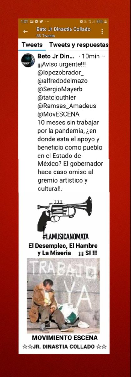Beto Jr Dinastia Collado tweet media