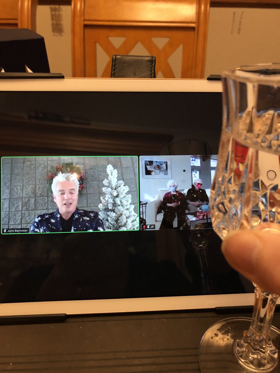 Enjoying a vodka lemonade whilst listening to the lovely voice of <a href="/JohnBarrowman/">John Barrowman MBE</a> singing carols. Christmas, I’m ready for you now!