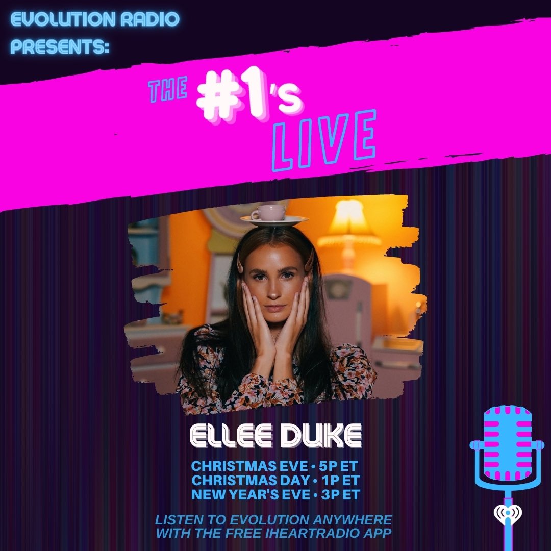 Ellee Duke (@elleeduke) on Twitter photo Hear my stripped down performance of #Craving exclusively on <a href="/EvolutionRadio/">Evolution Radio</a>’s #1sLIVE! Listen Christmas Eve, Christmas Day, and New Year’s Eve on the free <a href="/iHeartRadio/">iHeartRadio</a> app: Evolution.iheart.com/listen Hear my stripped down performance of #Craving exclusively on <a href="/EvolutionRadio/">Evolution Radio</a>’s #1sLIVE! Listen Christmas Eve, Christmas Day, and New Year’s Eve on the free <a href="/iHeartRadio/">iHeartRadio</a> app: Evolution.iheart.com/listen