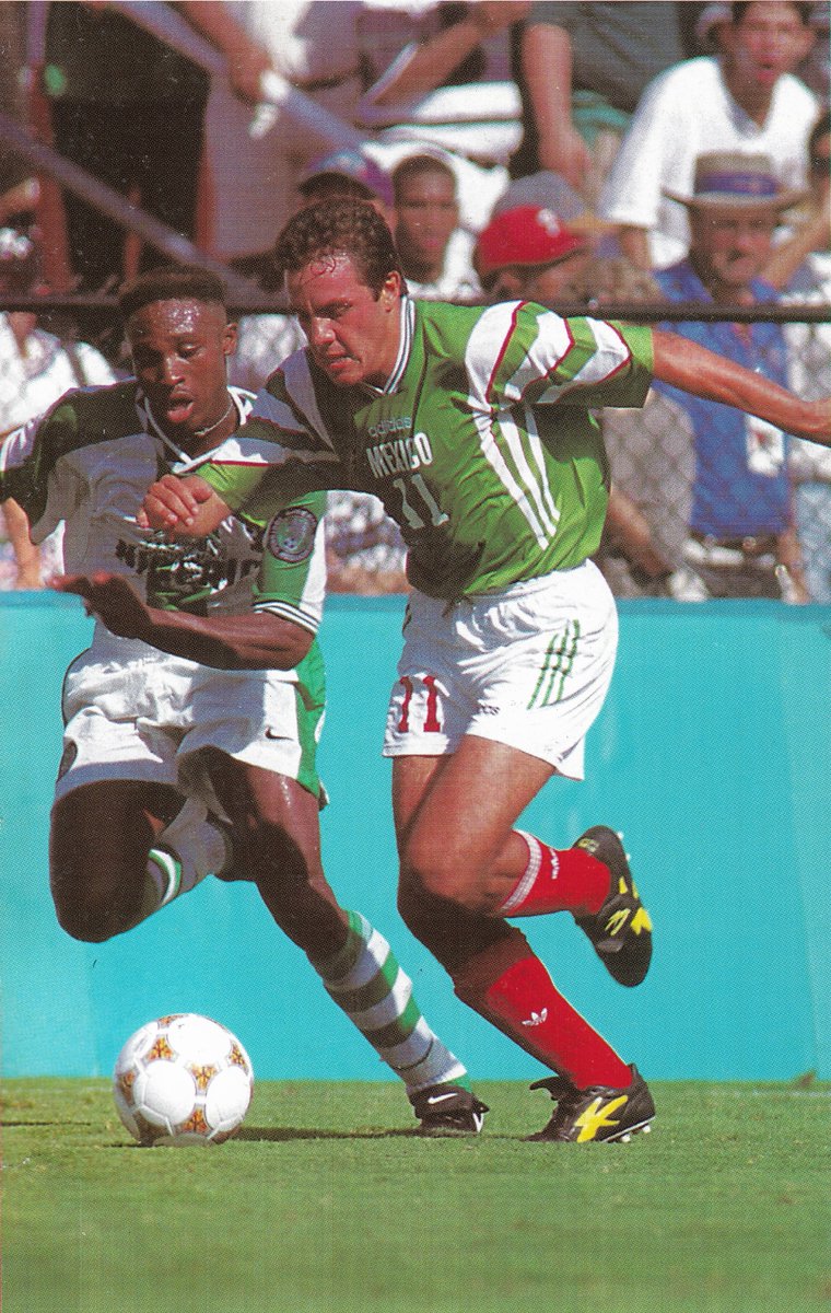 Adidas Atlanta 1996.Para los juegos Olímpicos de Atlanta el equipo mexicano se presento con estos uniformes Adidas. - Fin Hilo 1 de 2 -