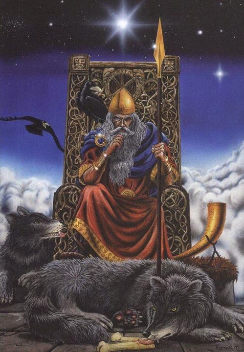 Odin is associated with the sky, weather, war, poetry, healing, prophecy, life force, death, magic, boundaries, hospitality, all sorts of things. Maybe even the Sun, too.