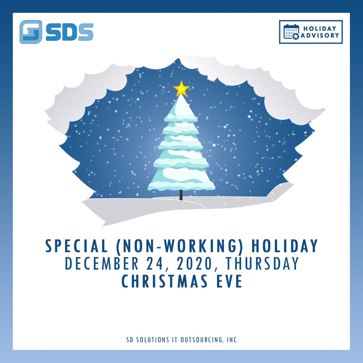 SDSolutionsIT's tweet image. It’s almost Christmas! Start the day right!

Happy Christmas Eve!

#SDSolutions #SDS #SDSolutionsIT