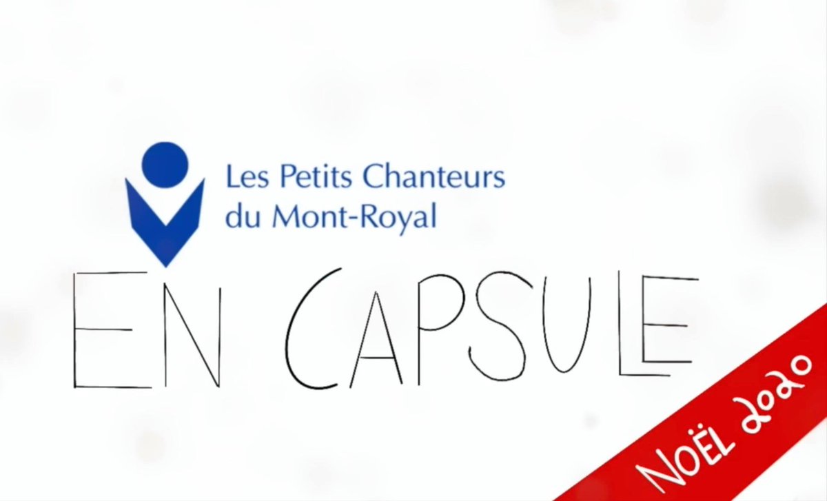 ChoeurPCMR's tweet photo. Ne manquez pas la série quotidienne de capsules vidéos des Petits Chanteurs du Mont-Royal jusqu'à la nouvelle année. Elles seront disponibles sur notre chaine YouTube.
N'oubliez pas de profiter de l'occasion pour vous y abonner :
https://t.co/KVkGQGbyii https://t.co/r77WpTgNRY