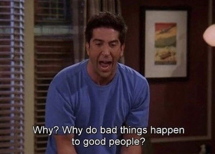 Yo cuando confirmaron que Friends ya no estará disponible en Netflix: