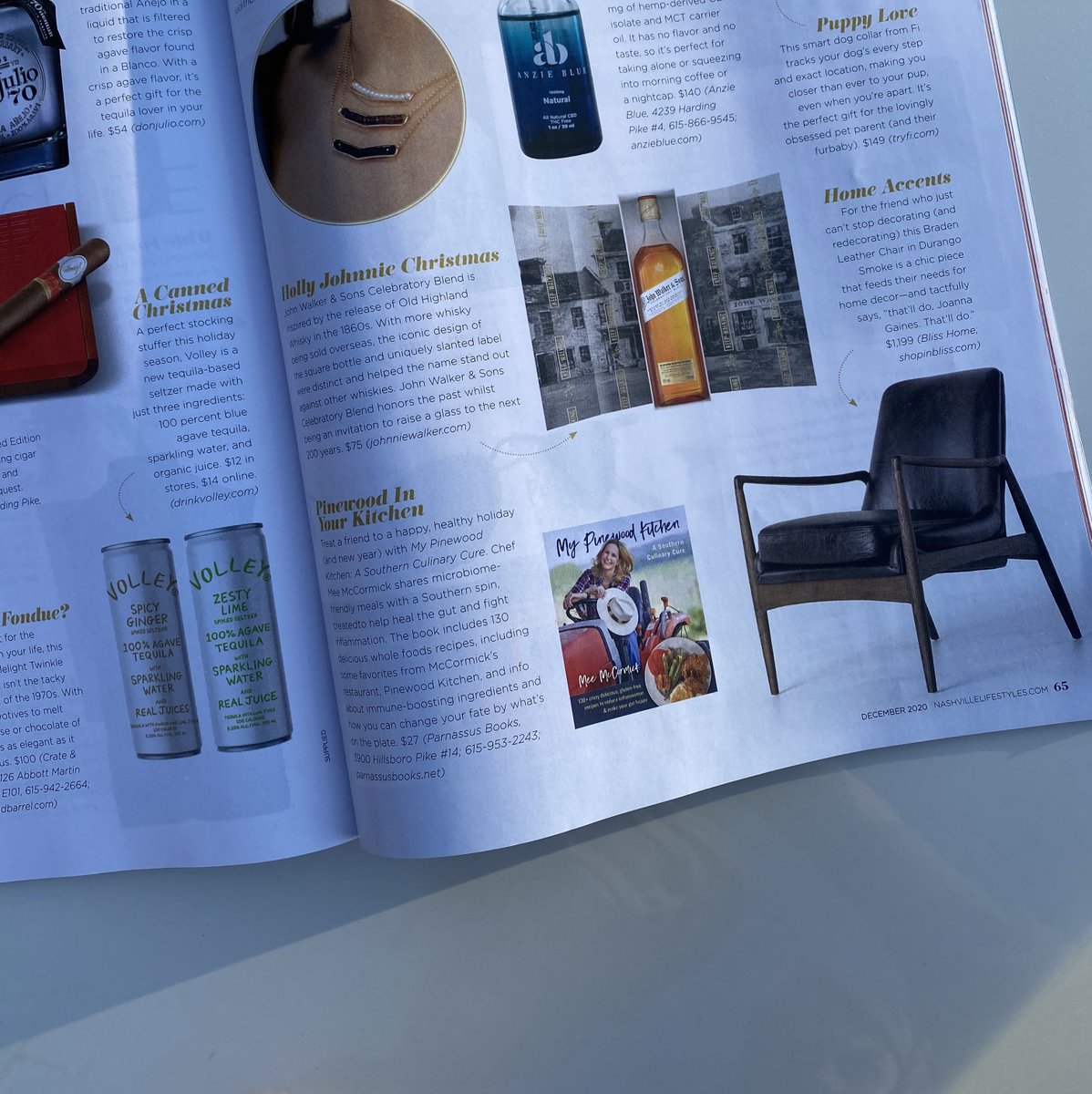 You may notice a familiar face in this month's <a href="/nashlifestyles/">Nashville Lifestyles</a>! Thank y'all for including my book "My Pinewood Kitchen: A southern Culinary Cure" in your 2020 gift guide. Grab it for yourself here: shopstyle.it/l/bm5fP