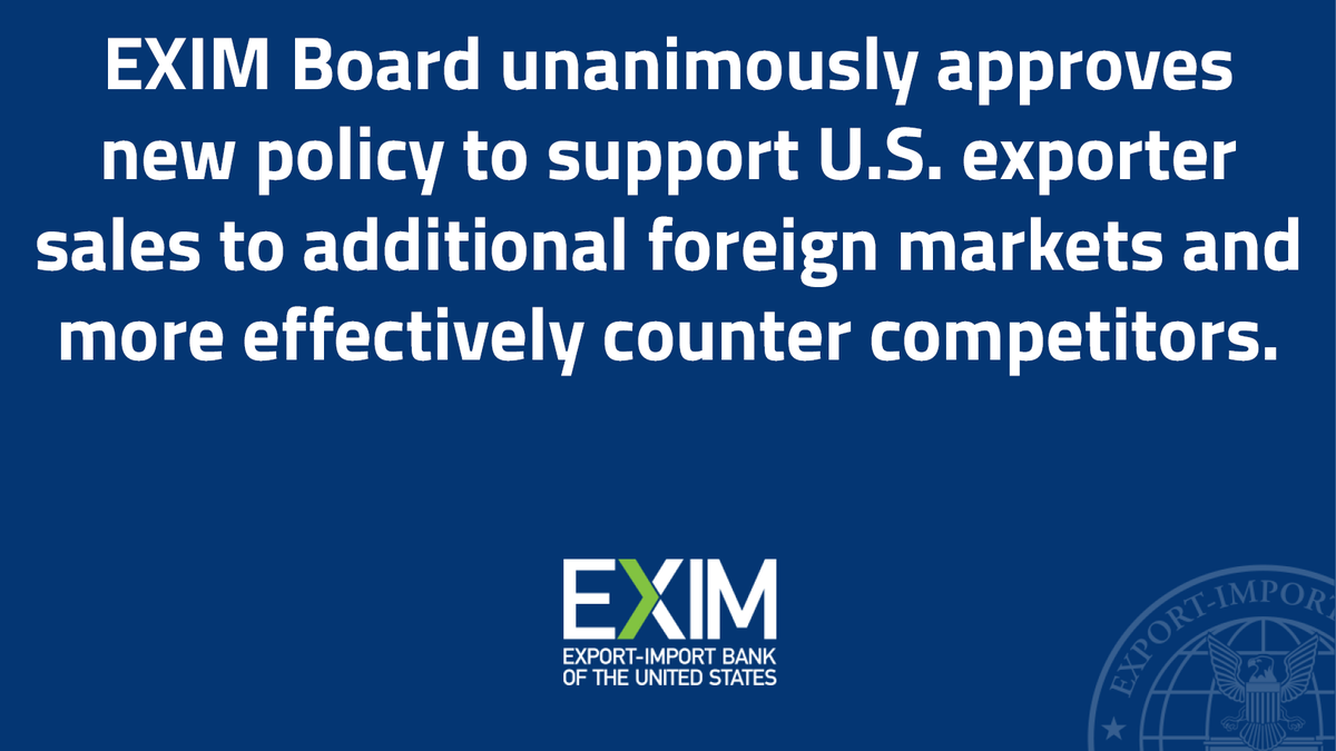U.S. Export-Import Bank tweet media