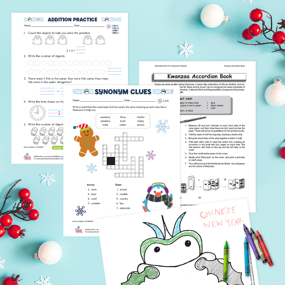 Looking for something to keep the kids entertained this holiday season? Print off our December Monthly Printables—featuring plenty of content-rich holiday activities that kids will keep kids engaged.

bit.ly/3aEwuMm