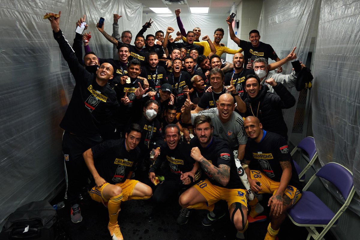 TigresOficial's tweet photo. 🗣️ ¡Porque este año, desde San Nico, desde San Nico salió un nuevo CAMPEÓN! 🏆🎶 https://t.co/URBnM0alGm