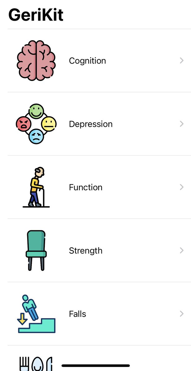 EWidera's tweet photo. Check out the new GeriKit app developed by @NinaBlachmanMD and colleagues focused on #geriatrics assessments, geared for teaching learners and practicing clinicians (free on the iTunes app store) https://t.co/yas9sKLZzL https://t.co/wl6h6P4Z4a