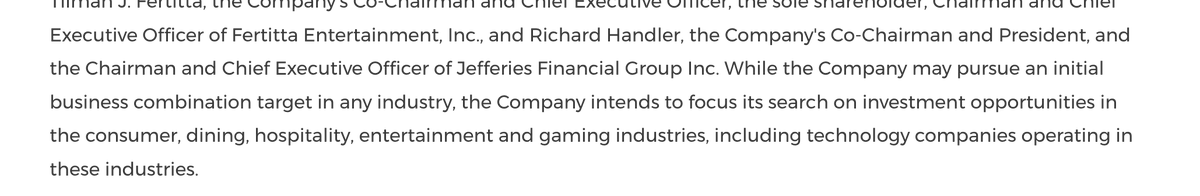 2/It is rumoured that a technology company in the gambling and hospitality industry is being considered 