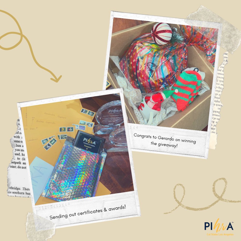 CSULA_PIHRA's tweet image. Our Fall 2020 Awards Ceremony was a success ! 🥳 To our incredible members and board members, congratulations 🍾 and thank you for all of your dedication and hard work. Certificates and awards are being sent out so be on the look out 😉 #csulapihra #students #happyholidays