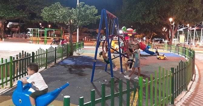 El barrio Garupal de Valledupar y sectores aledaños, cuentan hoy con un moderno escenario recreo-deportivo, completamente finalizado para el disfrute y sano esparcimiento de sus habitantes✅.