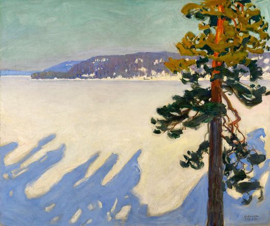 Akseli Gallen-Kallela, Lake Ruovesi in Winter, 1916