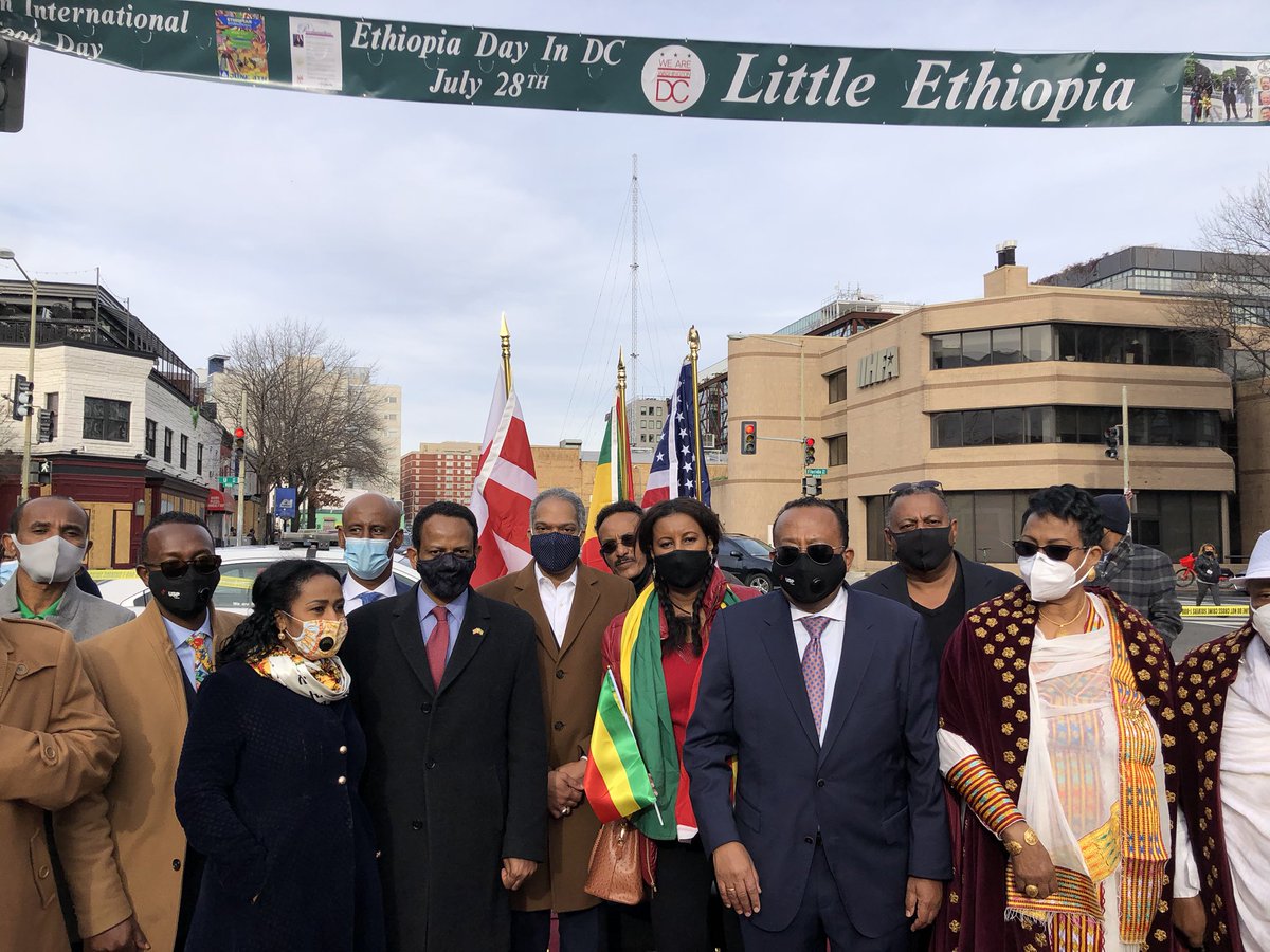 JacksonCarnes's tweet image. Celebrated Ethiopian heritage with @CMBrandonTodd by naming the 1900 block of 9th Street, NW “Little Ethiopia” #Ward4Proud