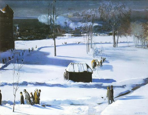 George Bellows, Blue Snow, The Battery, 1910