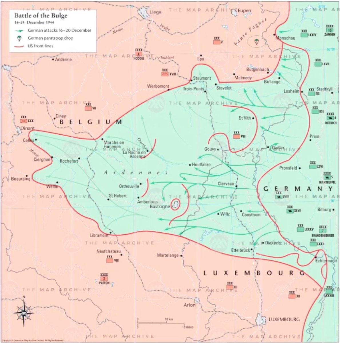 The Operational Environment looked pretty bleak for the "Battled Bastards Of Bastogne" of the  @101stAASLTDIV . All this talk of "Patton this..Patton that..".."Commanded massive formations.." ...or did he? We will come back to this question later in the thread. For now..2/