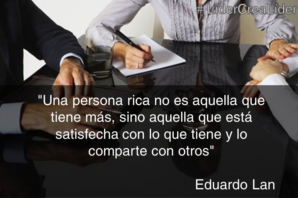 elanbenrey's tweet photo. #Líder, agradece lo que tienes y se generoso con los demás. #Liderazgo #LíderCreaLíder #EduardoLan https://t.co/tcOsDc6VSm