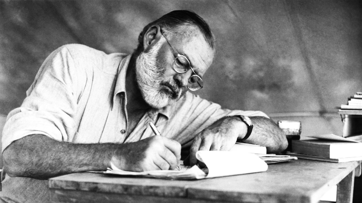 9/ Ernest HemingwayYou read what you have written and, as you always stop when you know what is going to happen next, you go on from there. You write until you come to a place where you still have your juice and know what will happen next. Then you stop until the next day.