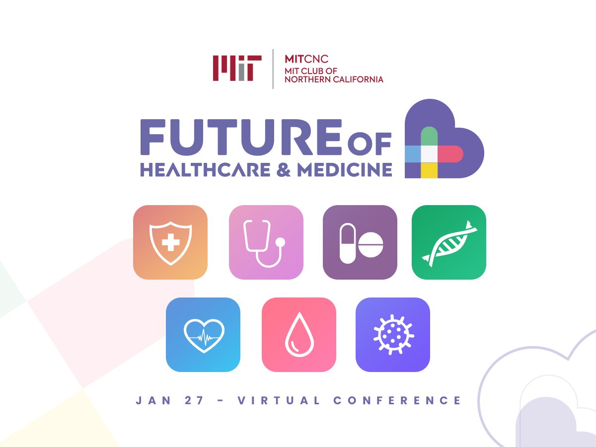 mitcnc's tweet photo. IT'S TIME TO BUILD (the future of #healthcare and #medicine). Join us on Jan. 27, 2021 to hear from industry leaders and to connect with attendees, ranging from investors, startups, scientists and industry leaders. Register now:  https://t.co/Ydoi8hMwDs
#FutureofHealthcare21 #MIT https://t.co/6vY7VdubSO