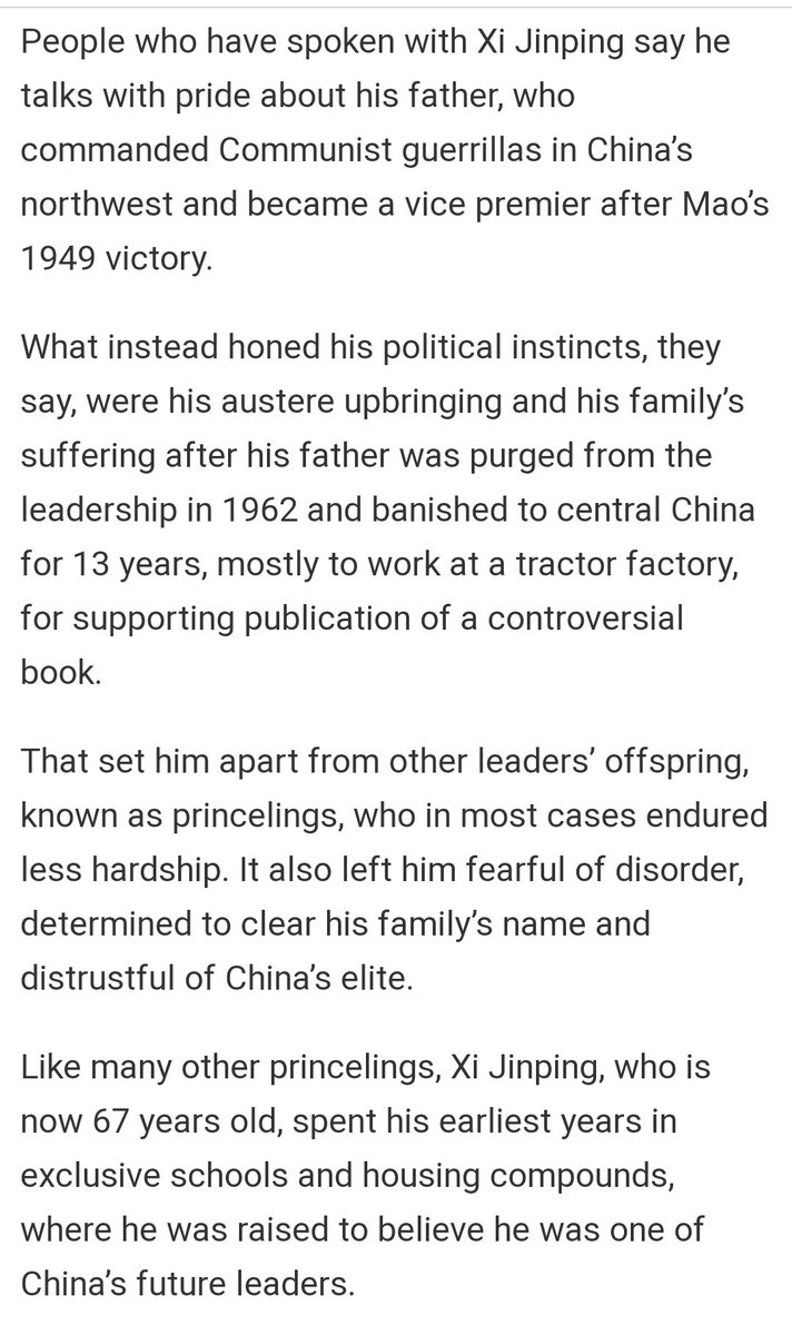 "That set him apart... distrustful of China's elite."