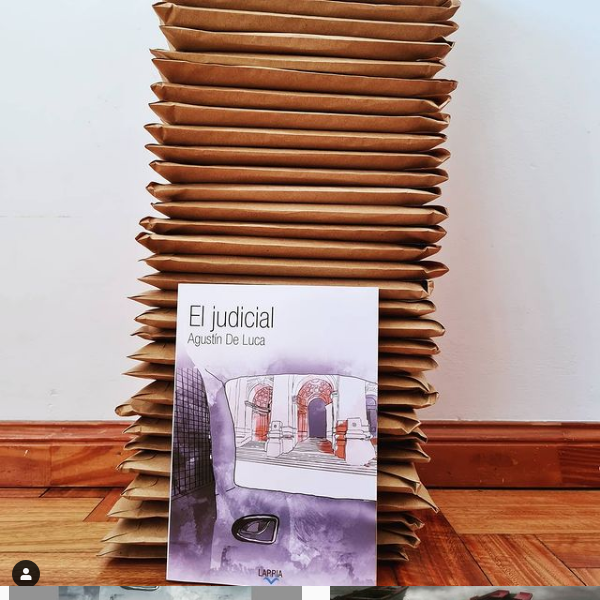 LarriaEdiciones's tweet photo. Ya salieron los envíos de la pre-venta de "El judicial", de @agustindeluca9, nuestro segundo libro. No dejen de echar una mirada también a nuestra primera novela, "Bajo la piqueta", de @andreamleiva
#larriaediciones #nuevolibro #nuevosautores #autoresargentinos #novela #ficcion https://t.co/ZSa1sjCr69
