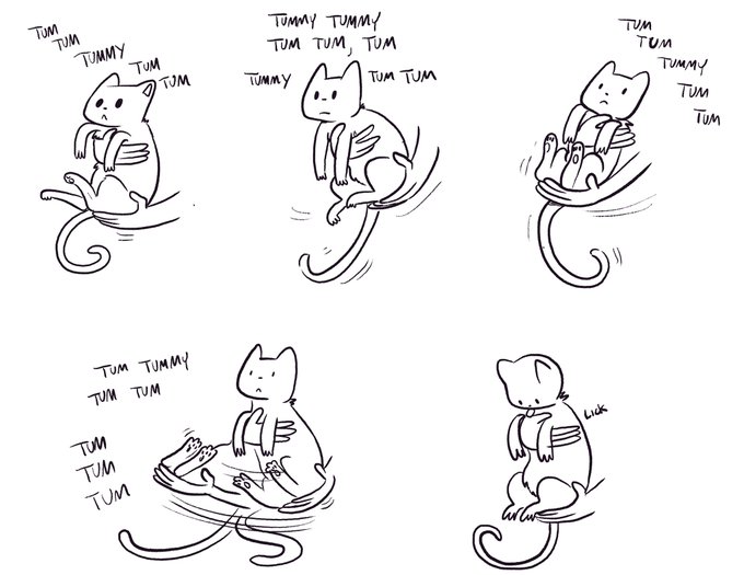 Our kitten has a theme song with accompanying dance and she's surprisingly chill about the whole thing. 