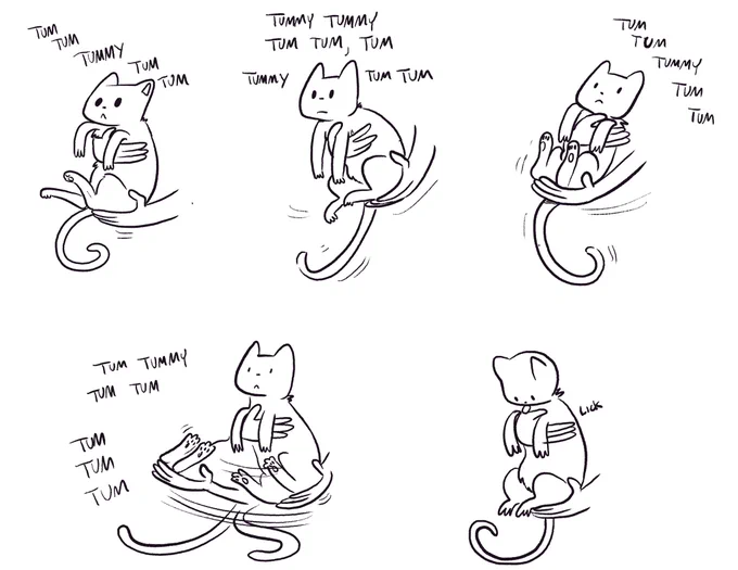 Our kitten has a theme song with accompanying dance and she's surprisingly chill about the whole thing. 