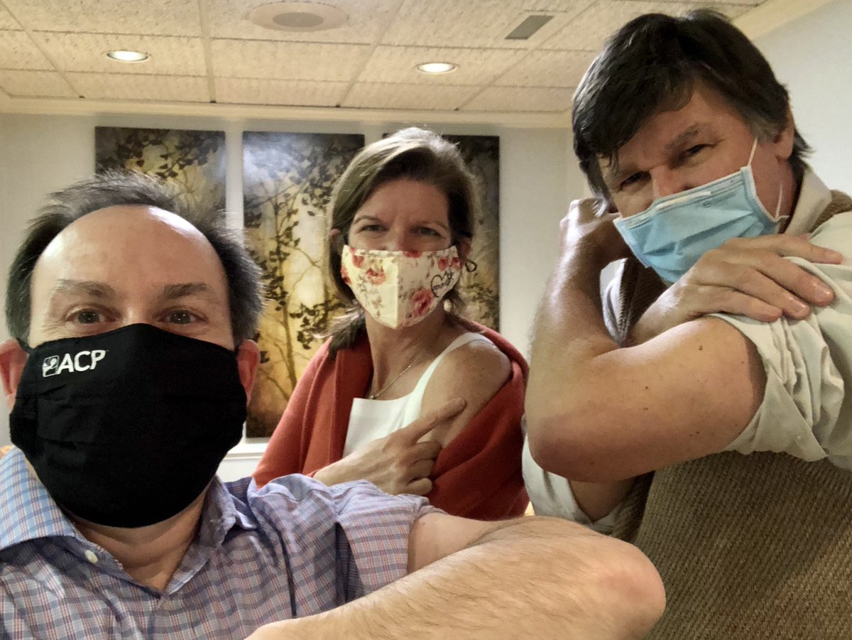D.Henderson, MD (@dmhender) on Twitter photo Very Very Grateful to have received my first dose of #PfizerCovidVaccine along with my partners <a href="/BillFoxMD/">William Fox</a> & Richard Brantley, MD. Appreciate <a href="/MarthaJefferson/">Martha Jefferson</a> for the call and delivery 🙌. #GetVaccinated #imvaccinated #CovidVaccine #WearAMask Very Very Grateful to have received my first dose of #PfizerCovidVaccine along with my partners <a href="/BillFoxMD/">William Fox</a> & Richard Brantley, MD. Appreciate <a href="/MarthaJefferson/">Martha Jefferson</a> for the call and delivery 🙌. #GetVaccinated #imvaccinated #CovidVaccine #WearAMask