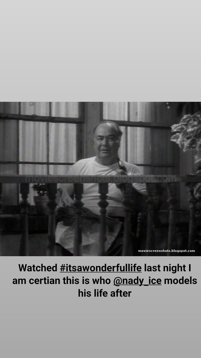 jerrodbouchard's tweet photo. Watched #ItsAWonderfulLife last night. I am certain this is the guy that @nady_ice models his life after. https://t.co/tkxpCITPAL