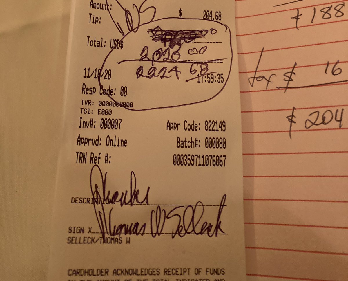 DonnieWahlberg's tweet image. I found out that my TV Dad #TomSelleck has generously accepted the #2020TipChallenge at Elios Upper East Side!

Love ya dad. ❤️

I didn’t start it but I’m proud to be part of it. To those who gave even the smallest extra amount this year — THANK YOU.
#spreadloveandlovewillspread