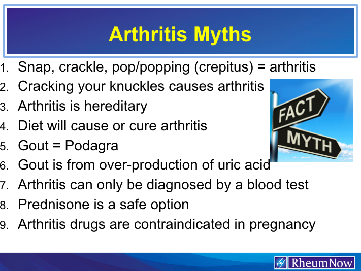 Content Download Available! Download our document on arthritis myths below. bit.ly/2KzYdD0