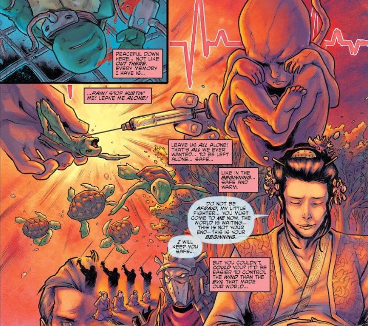 Which is funny considering how the main Mirage series, idw comic remake, and even some of the animated series would have very different and very separate reasons on why Raph is the way he is.