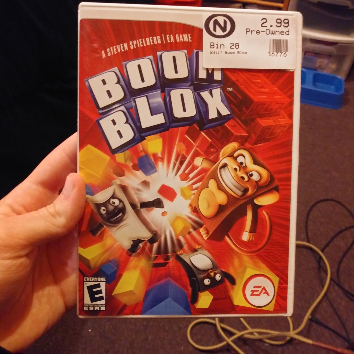 coopercastille's tweet photo. From today's Play-N-Trade haul, a game directed by Spielberg and FlingSmash. #boomblox #flingsmash #Wii https://t.co/bSZQizOBYP