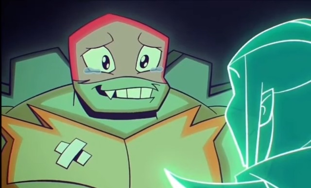 Rise Raph on the other hand, while being very different from his lone wolf persona, is still the same trouble turtle we all know and love but was put in entirely new position on the team.