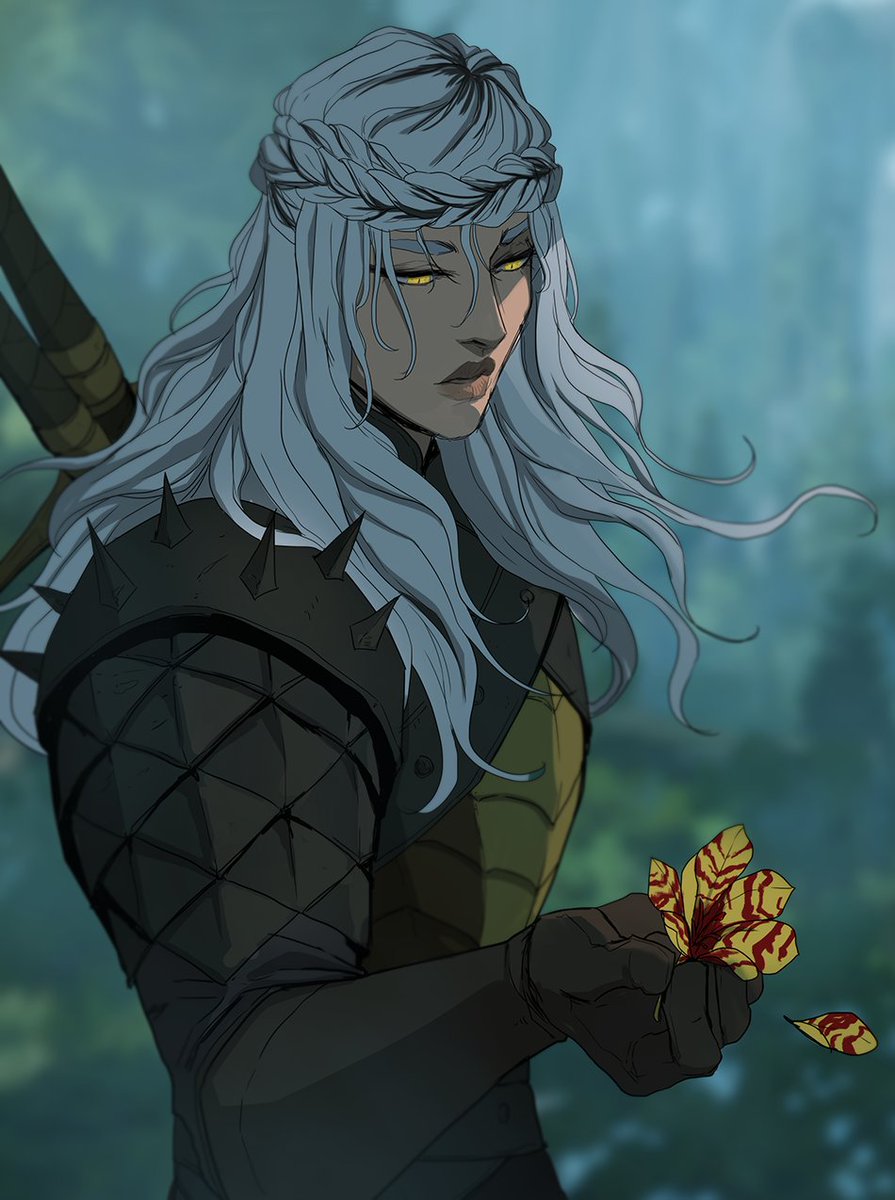 BS_artsss's tweet image. Had the need to draw one of my witcherlasses ophelia. She precious.