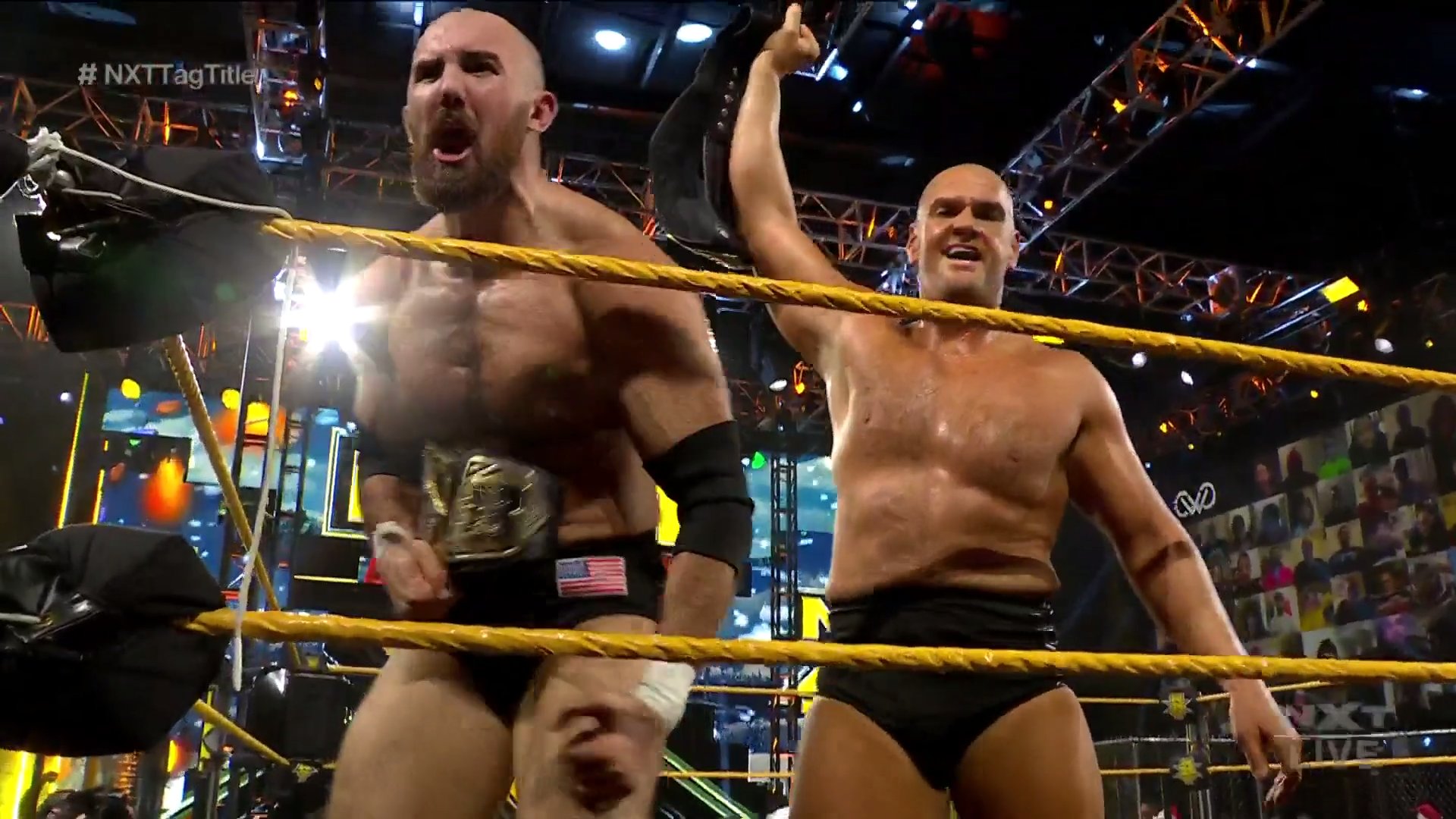 Buena defensa de Burch y Lorcan en este NXT.