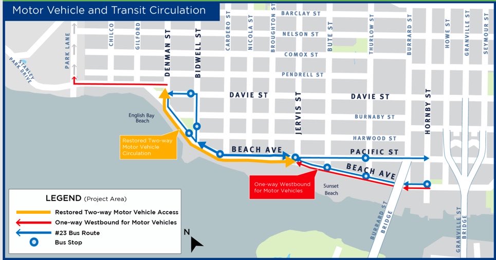 Here’s the map of the improved bus route. Hopefully they’re adding another stop at Vancouver House (Howe St) as it’s a bit too far between stops eastbound after Thurlow in my view…  https://twitter.com/lucyincanada/status/1341911945494970369