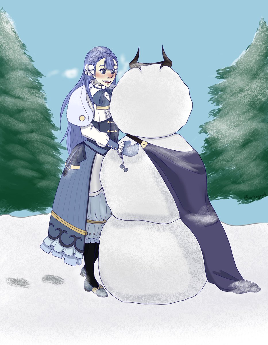 artingoyle's tweet image. My drawing for @CakeCaptorLily for @fecompendium #secretanna !