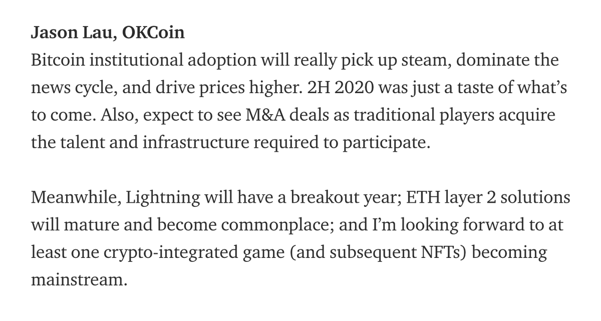 OK, here are my predictions for 2021.

Gotta be less boring next time 😅