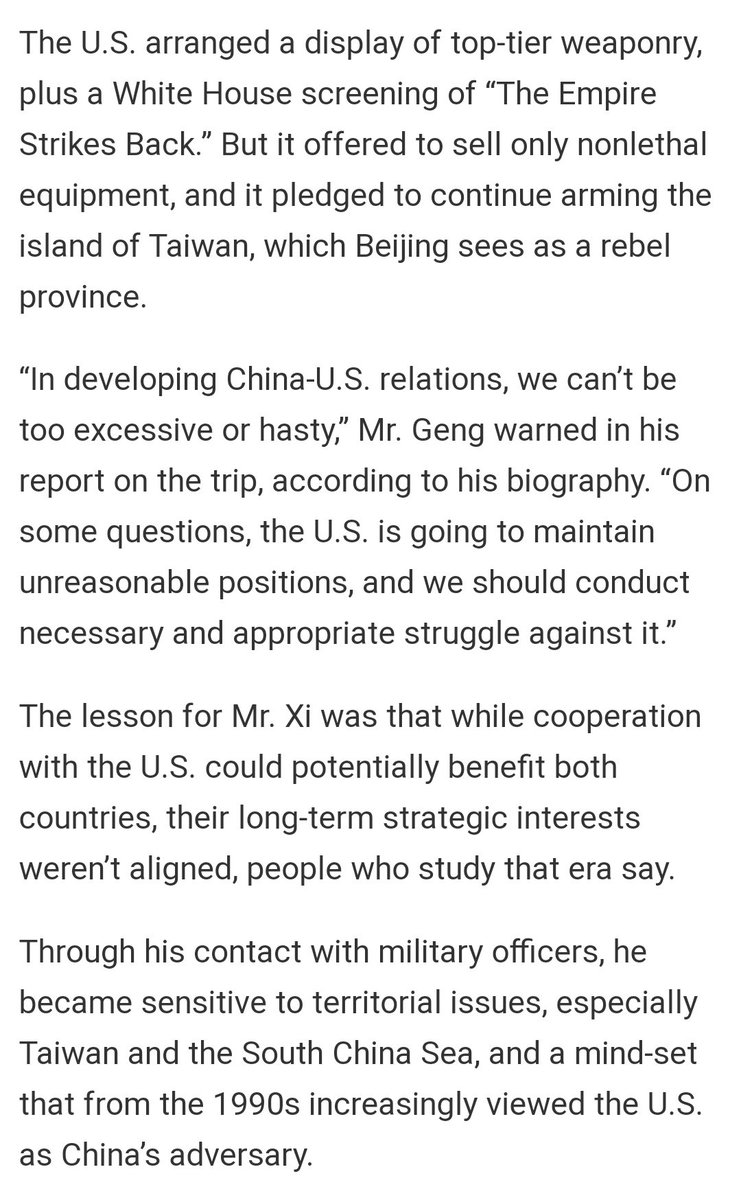 The lesson for Xi was that while cooperation with the U.S. could potentially benefit both countries, their long-term strategic interests weren’t aligned.
