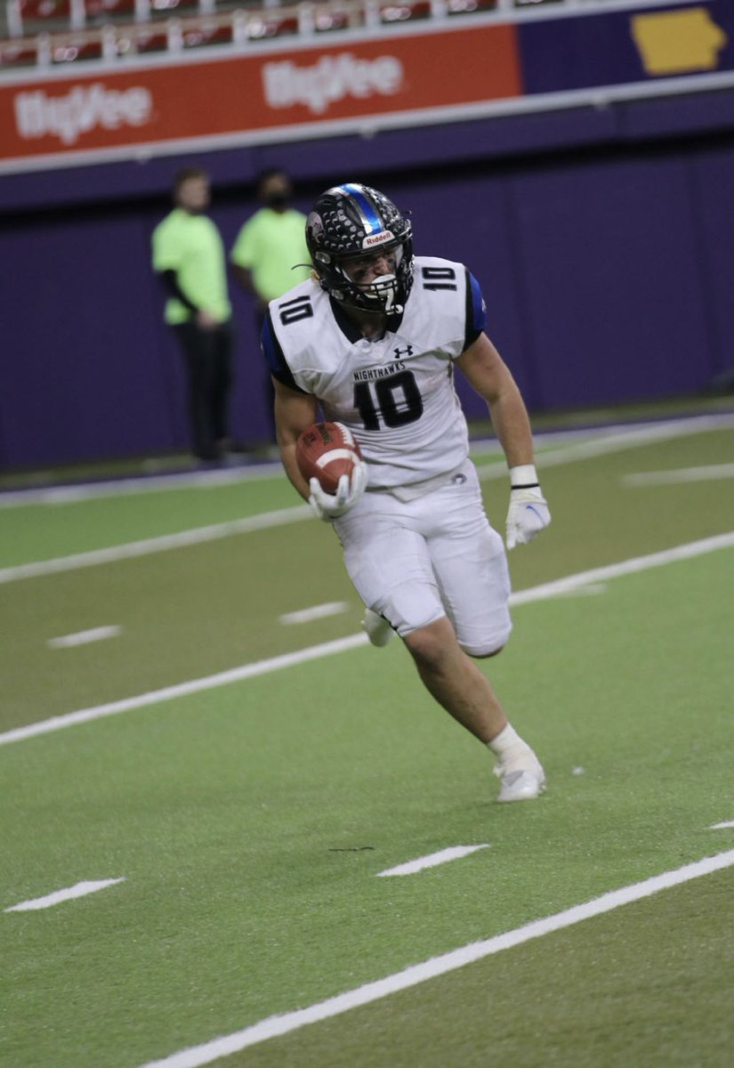 I am very excited to have the opportunity to represent Boyden-Hull Rock Valley in the Iowa Shrine Bowl this summer!