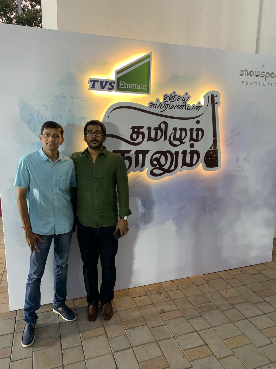 IyerJanardhan's tweet photo. ThamizhumNaanum 2019.....
Down Memory Lane....
TN 2020 starts at 6 pm...
at vera level..
Watch from Home, Hall, Neengha Ketta Mattum Podhum...
@Bhuchennai @fourvees91 @nshankar01 @arvenky @aravindsaurav @vasanthisreeni @MageshCA
#tamizhumnaanum2020 #MemoryLane #SanjayFans #WFH https://t.co/SEdR5DQiw7