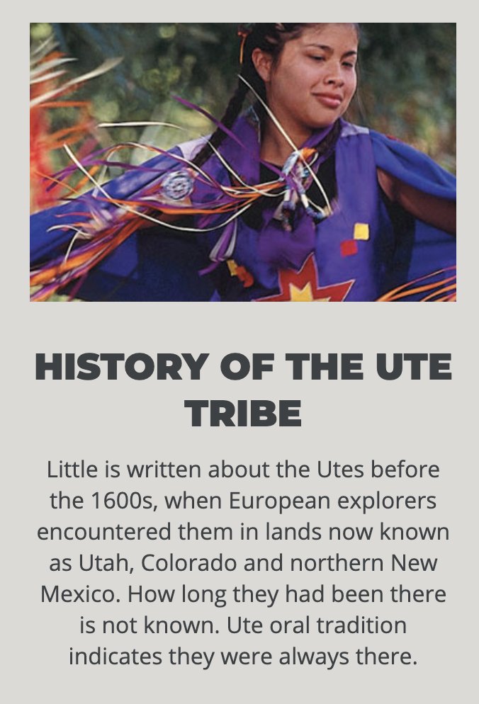 Yes! This looks like it! Sweet! Now let me learn all about Ute history. There's so much I don't know...Scrolling...Wait, that's it? One paragraph??