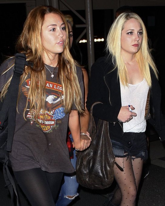 after lovato pulled out of her concert tour in early november to check into a treatment facility, oliver had suddenly emerged as cyrus' new BFF, accompanying the teen phenom to scantily-clad performances in europe, and parties back in L.A.